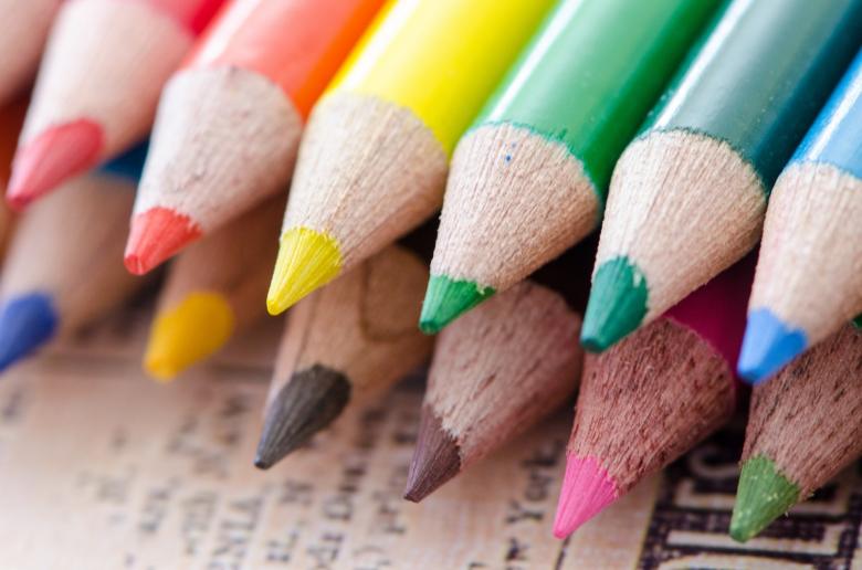 Free stock image of Colored Pencils Close Up created by Pixabay