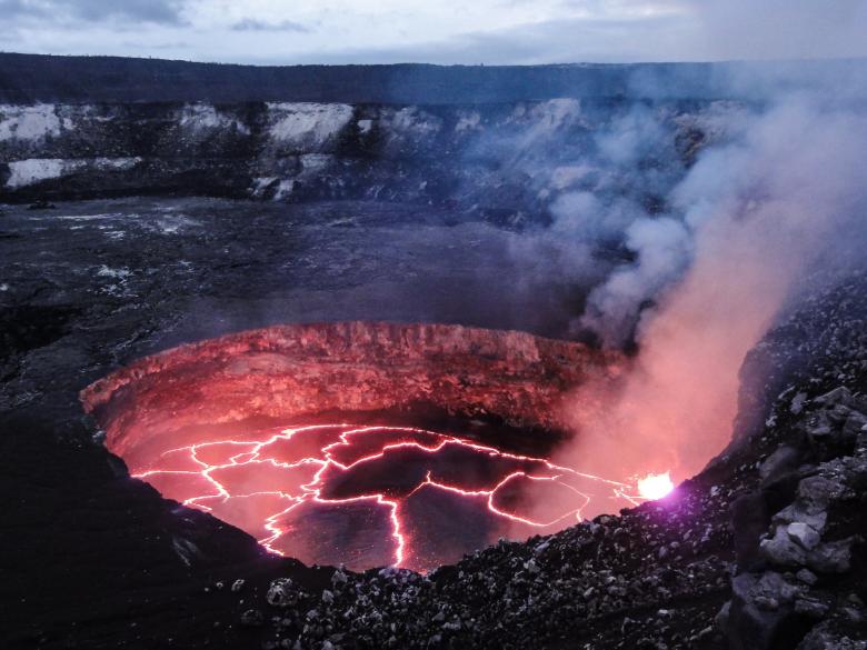 Free stock image of Molten lava created by Pixabay