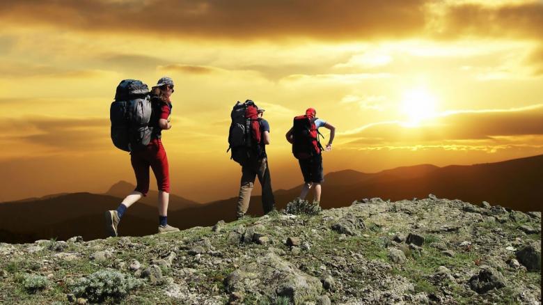Free stock image of Hiking on the Mountain created by Pixabay