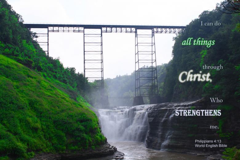 Free stock image of All Things Through Christ created by DFNatureAwed