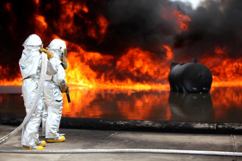 Free stock image of Firemen Training created by Pixabay