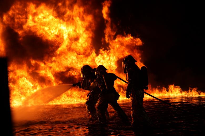 Free stock image of Firemen Training created by Pixabay