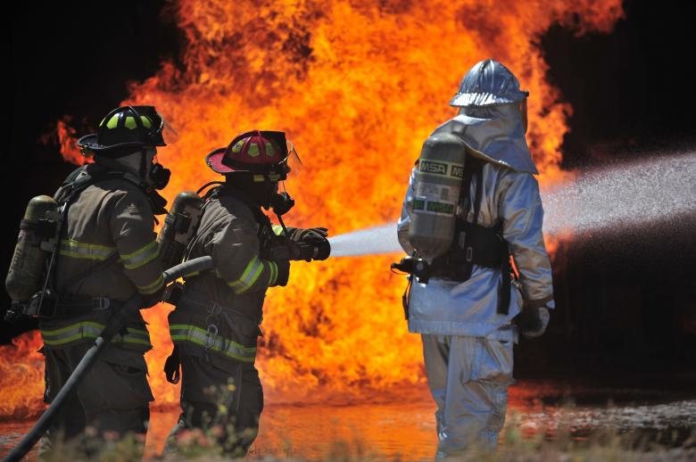 Free stock image of Firemen Training created by Pixabay