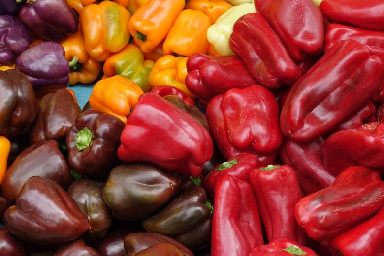 Free stock image of Group of Peppers created by Pixabay