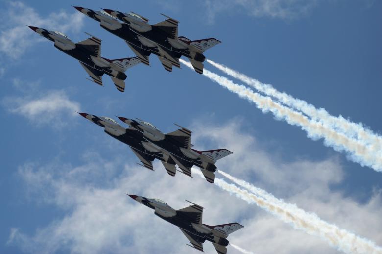 Free stock image of Airshow created by Pixabay