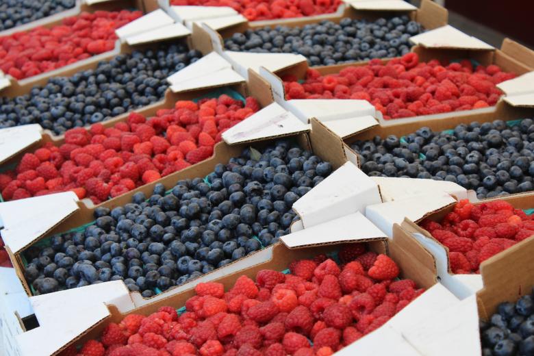 Free stock image of Fruit Stall created by Pixabay