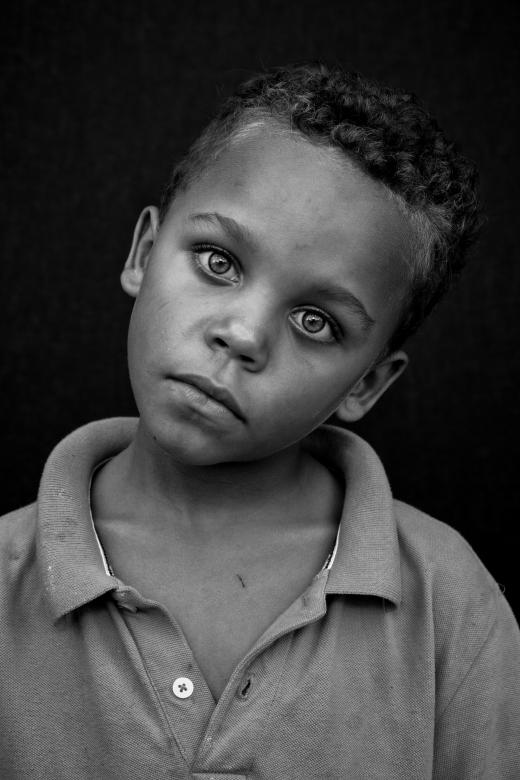 Free stock image of Child at Soup Kitchen created by Leroy Skalstad