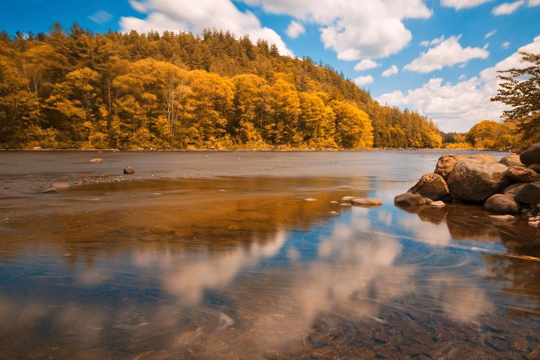 Free stock image of Gold Hudson River created by Nicolas Raymond