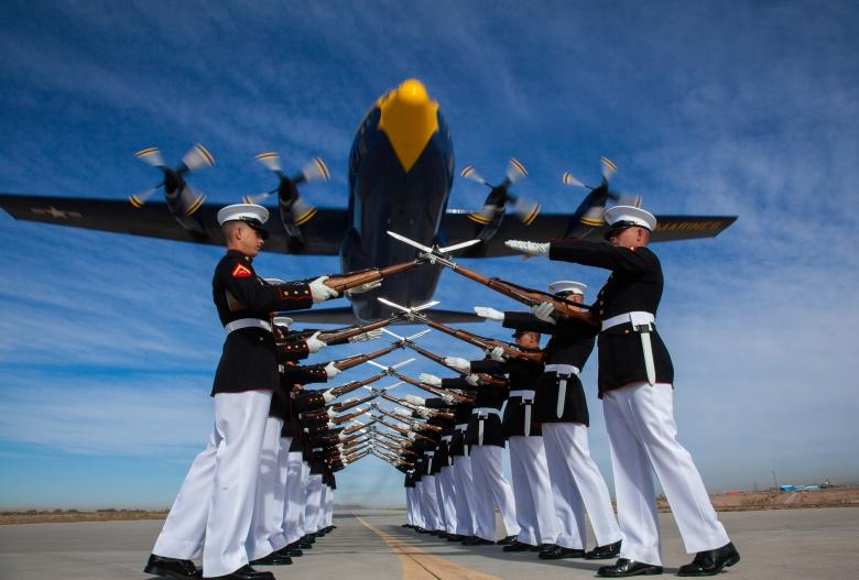 Free stock image of Silent Drill Platoon created by Pixabay