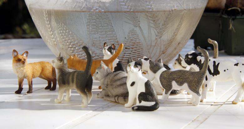 Free stock image of Cat Sculptures created by Pixabay
