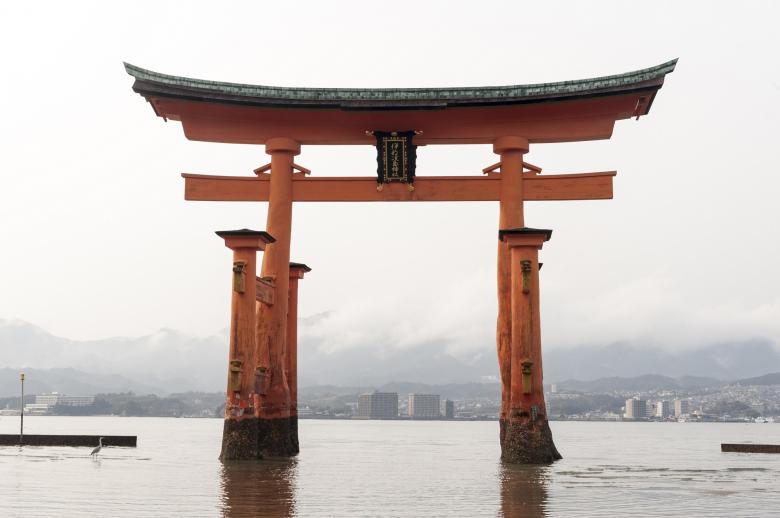 Free stock image of Torii of Miyajima created by Pixabay