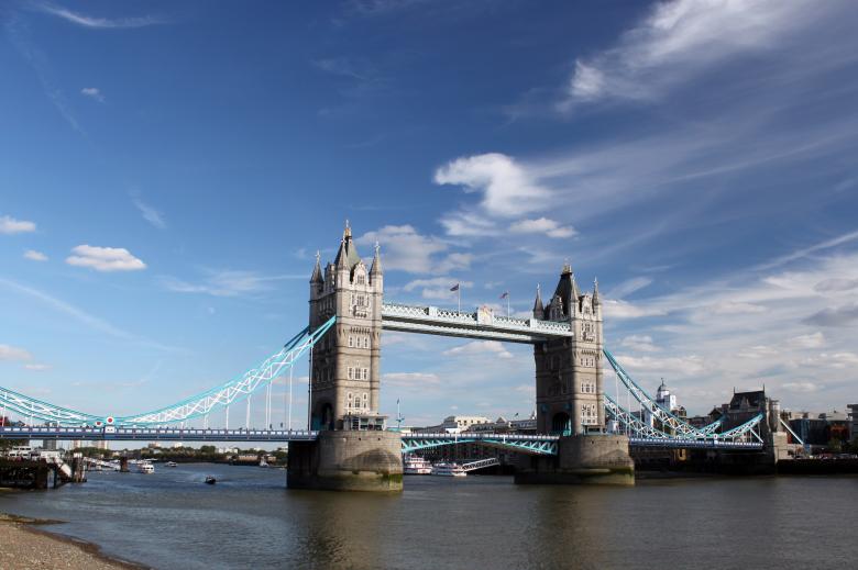 Free stock image of Tower Bridge created by Pixabay