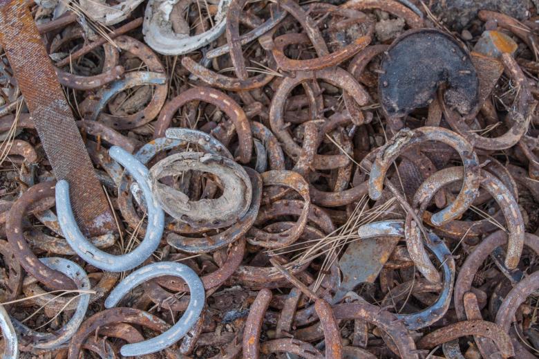 Free stock image of Old Horseshoes created by Pixabay
