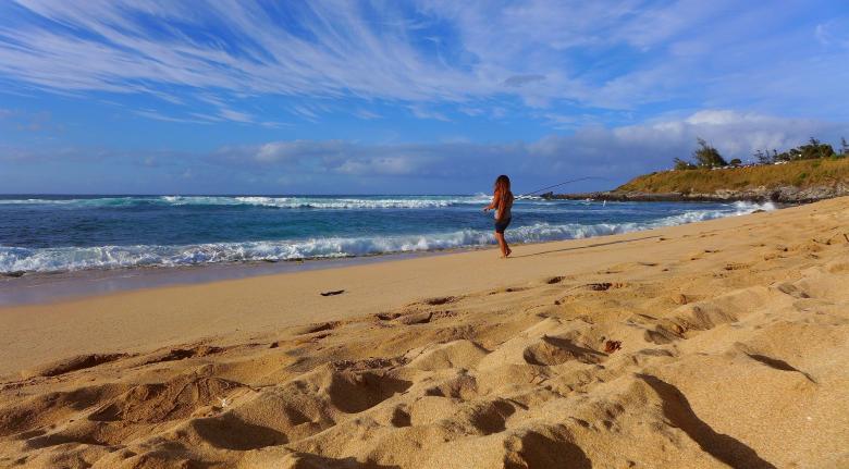 Free stock image of Sandy Beach created by Pixabay