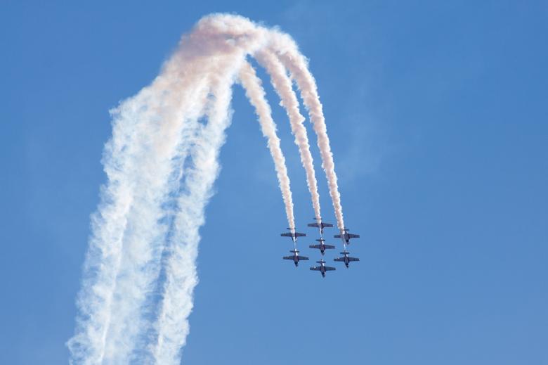 Free stock image of Aerobatics show created by Geoffrey Whiteway