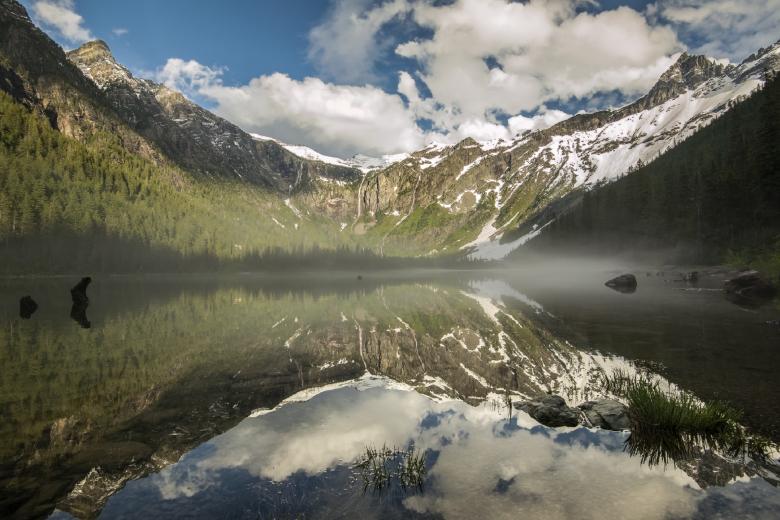 Free stock image of Avalanche Lake created by Pixabay