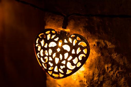 Free Stock Photo of Glowing Heart