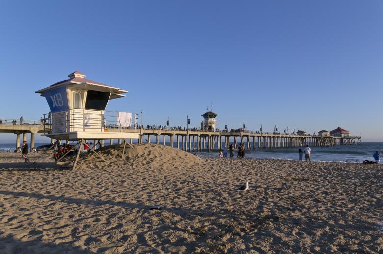 Free stock image of Huntington Beach created by Pixabay