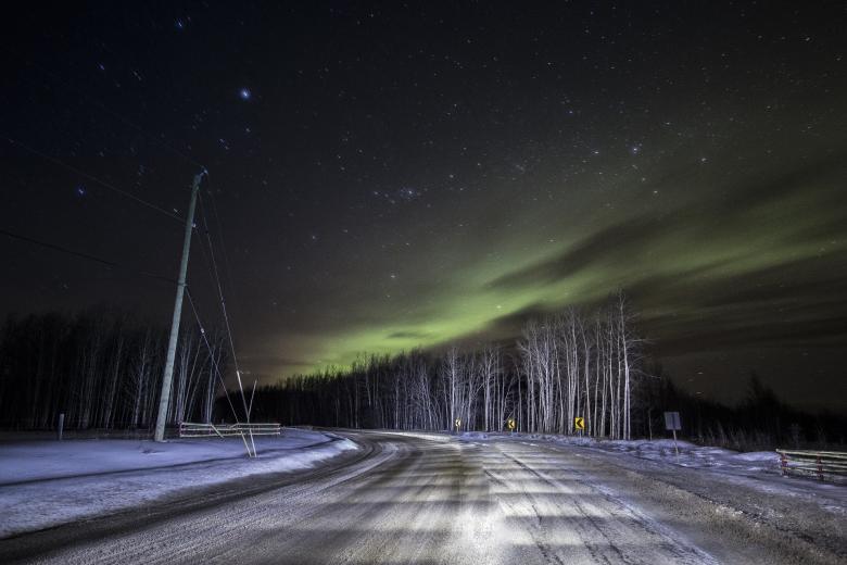 Free stock image of Aurora Borealis created by Pixabay