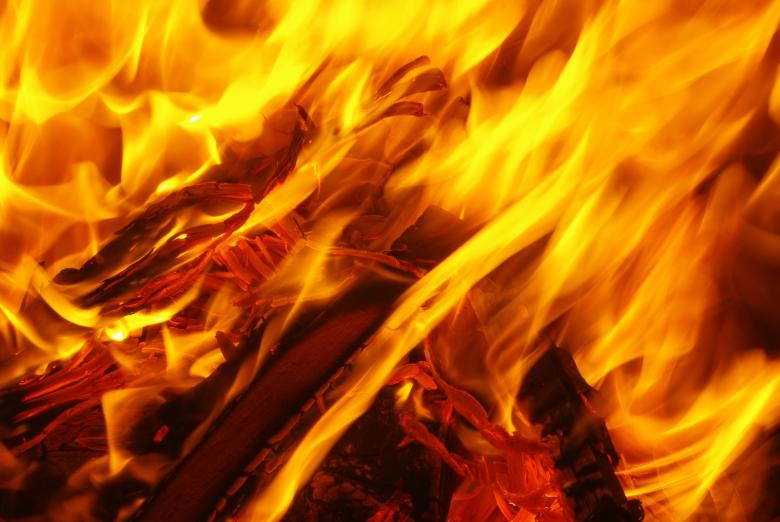 Free stock image of Fire created by Pixabay