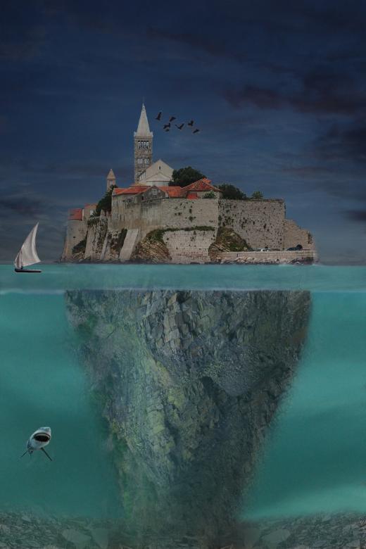 Free stock image of Island of Rab created by Pixabay