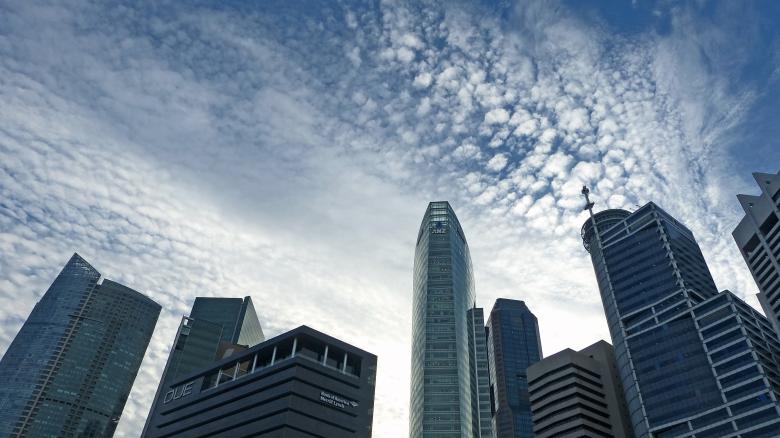 Free stock image of Skyscrapers in Singapore created by Pixabay