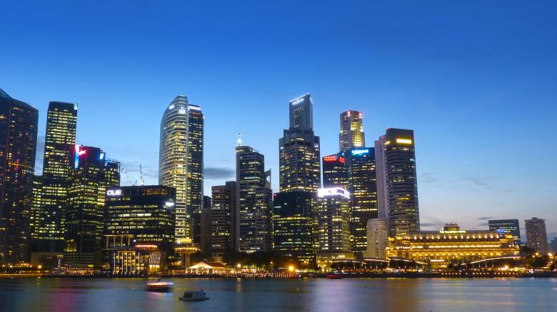 Free stock image of Singapore City created by Pixabay
