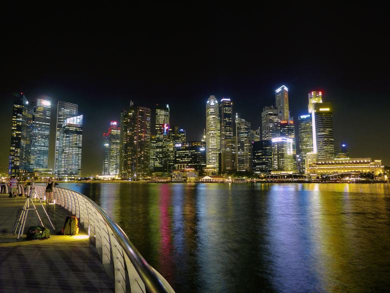Free stock image of Singapore River created by Pixabay