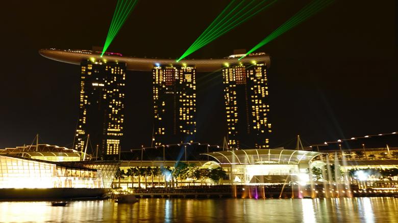 Free stock image of Singapore City created by Pixabay