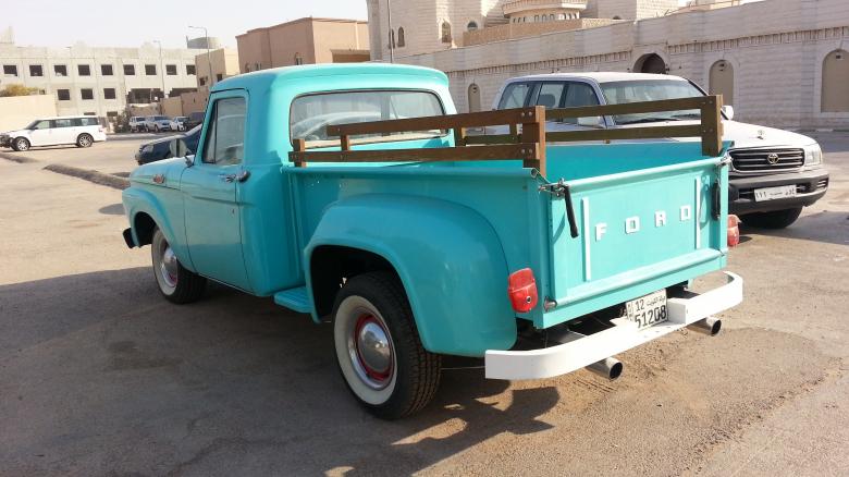 Free stock image of Blue Ford Truck created by so g k