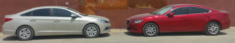 Free stock image of Sonata VS Mazda 6 created by so g k