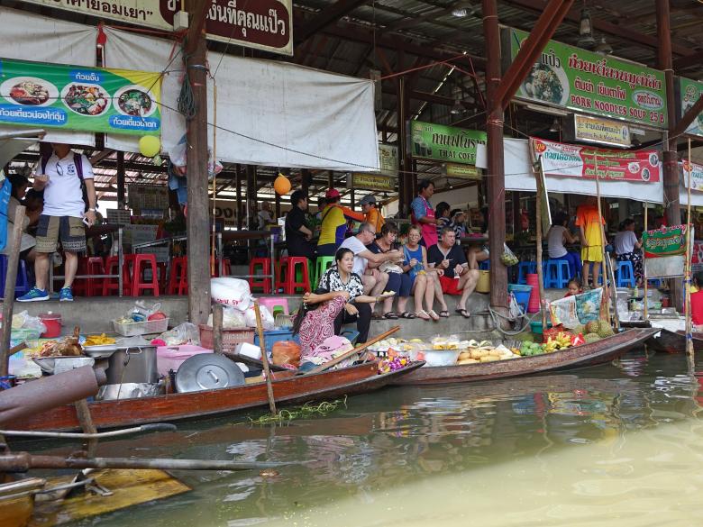 Free stock image of Saduak Floating Market created by Pixabay