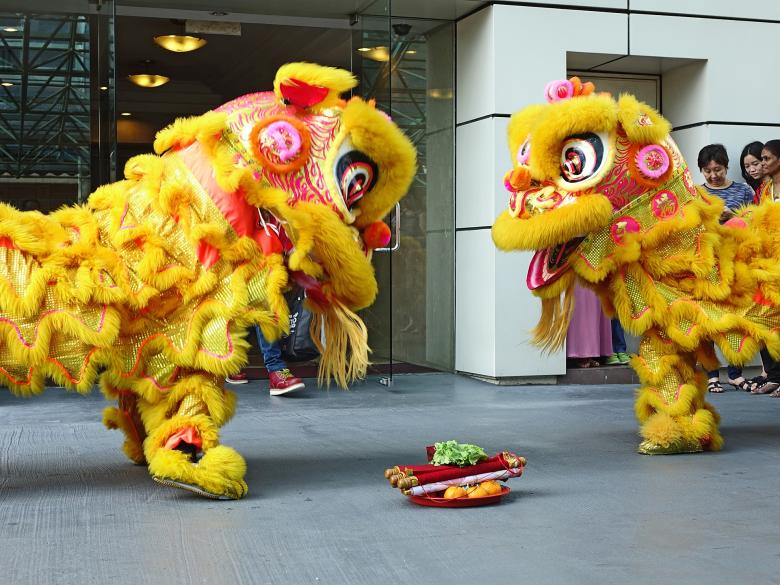 Free stock image of Lion Dance created by Pixabay