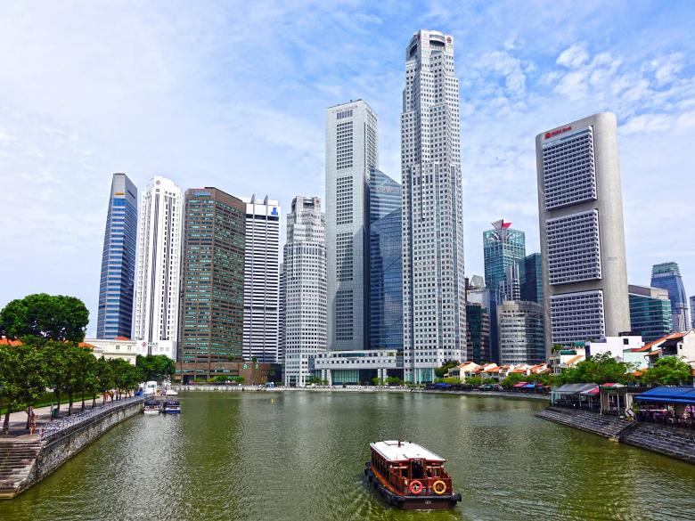 Free stock image of Singapore City created by Pixabay