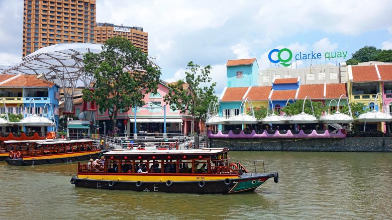 Free stock image of Clarke Quay created by Pixabay