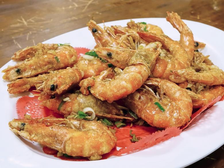 Free stock image of Fried Prawns created by Pixabay