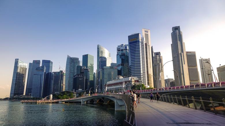 Free stock image of Singapore City created by Pixabay