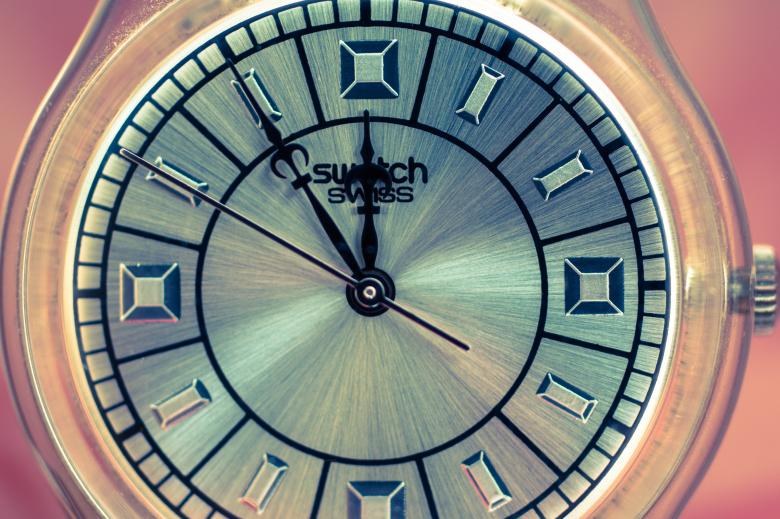 Free stock image of Swiss Clock created by Pixabay
