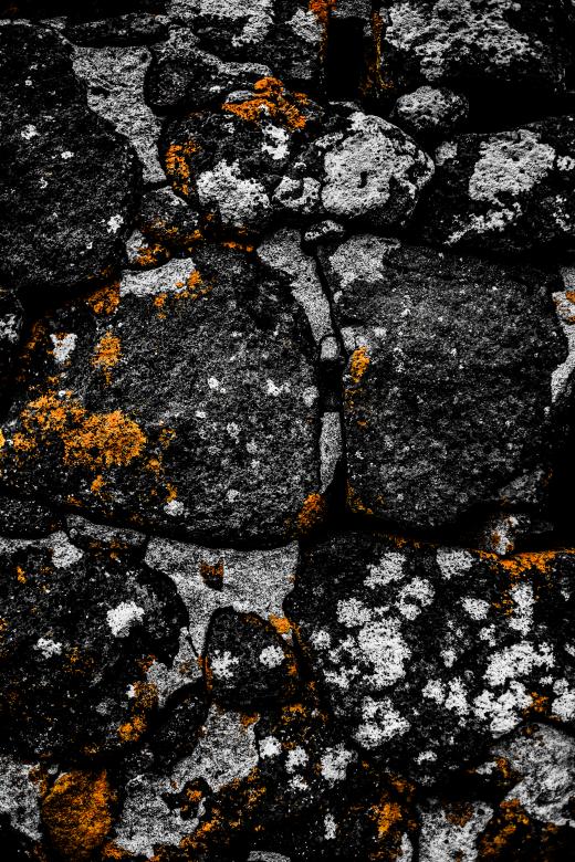 Free stock image of Old Stone Wall With Lichen created by Free Texture Friday