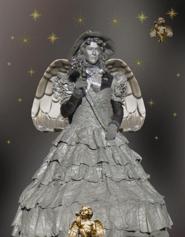 Free stock image of Christmas Angel created by Pixabay