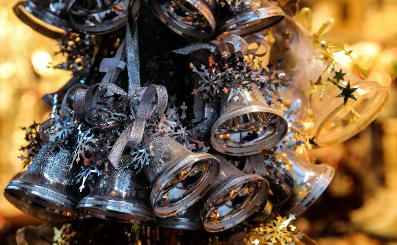 Free stock image of Christmas Bells created by Pixabay
