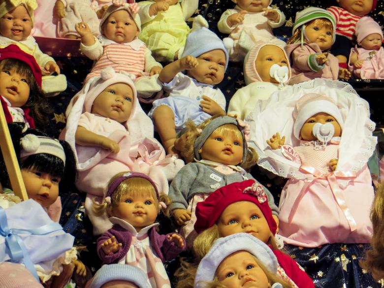 Free stock image of Christmas Dolls created by Pixabay