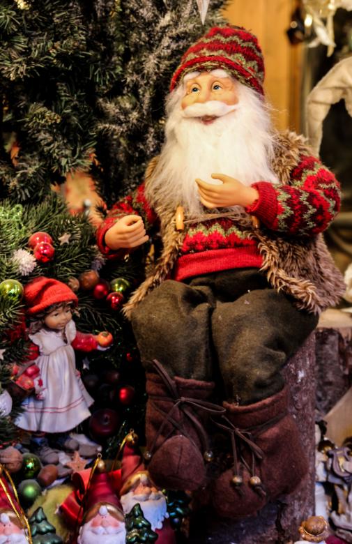 Free stock image of Santa on Christmas created by Pixabay