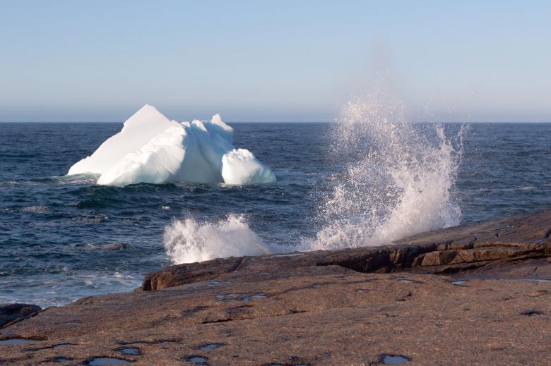 Free stock image of Icebergs along the coast created by Geoffrey Whiteway