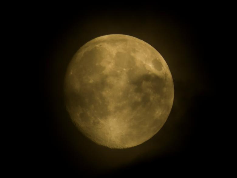 Free stock image of Moon Closeup created by Pixabay