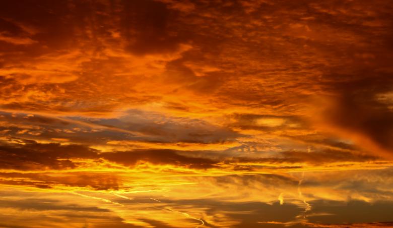 Free stock image of Orange Sunrise created by Pixabay