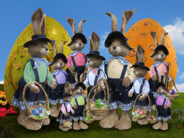 Free stock image of Easter Bunny created by Pixabay