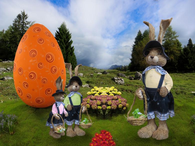 Free stock image of Easter Bunny created by Pixabay