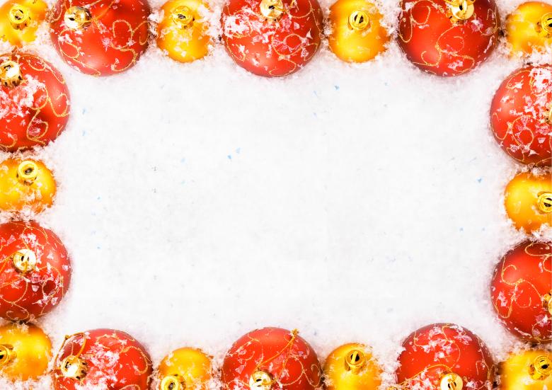 Free stock image of Christmas Bauble Frame created by 2happy