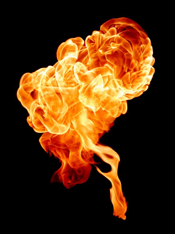 Free stock image of Fire Ball on Black created by 2happy